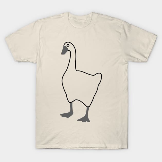 Funny goose T-Shirt by Sholalo